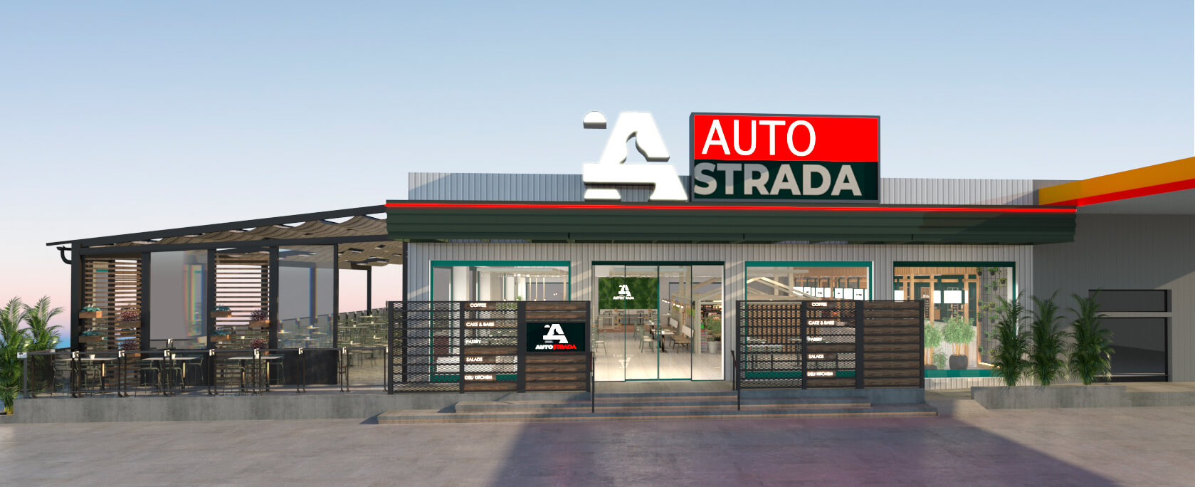Urban flow AutoStrada Gas Station Kerdilia